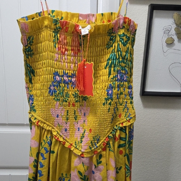 Floral Yellow Dress - Picture 4 of 5